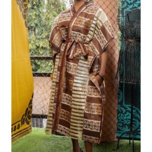 ROYAL QUEEN AMINA KIMONO CHOCOLATE BROWN
