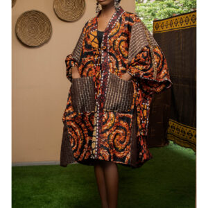 QUEEN AMINA KIMONO RUSTIC TONES ANKARA
