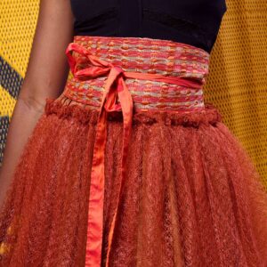 AFRO SASH IN ASOOKE HAND-WOVEN FABRIC