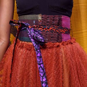 AFRO SASH IN ASOOKE HAND WOVEN FABRIC