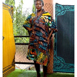 KIKE Caftan with Patchwork