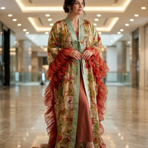 RUFFLED PERFECTION - ORGANZA CAPE