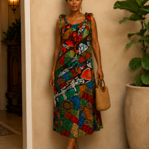 Easy Breezy Patchwork Dress