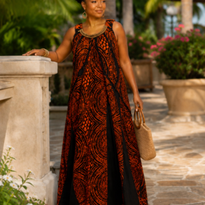 Easy Breezy Strappy Patchwork Dress